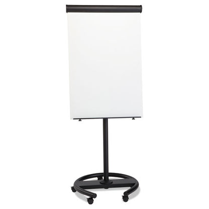 360 Multi-use Mobile Magnetic Dry Erase Easel, 27 X 41, White Surface, Black Steel Frame