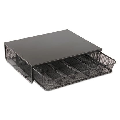 One Drawer Hospitality Organizer, 5 Compartments, 12.5 X 11.25 X 3.25, Black