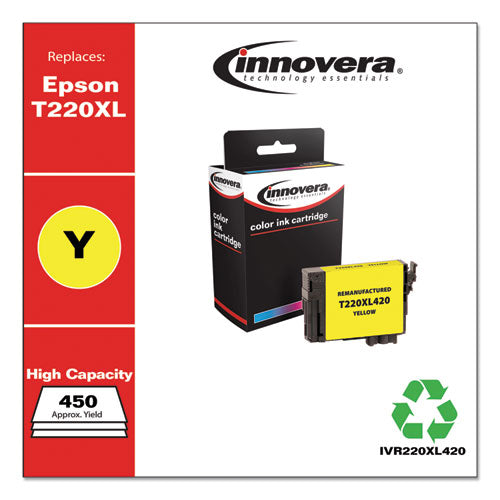 Remanufactured Yellow High-yield Ink, Replacement For T220xl (t220xl420), 450 Page-yield