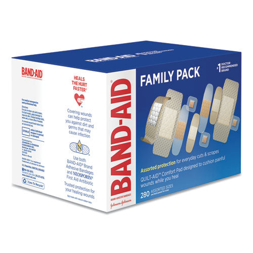 Sheer/wet Adhesive Bandages, Assorted Sizes, 280/box