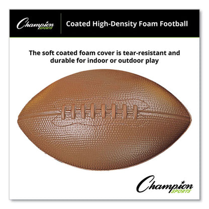 Coated Foam Sport Ball, For Football, Playground Size, Brown