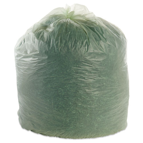 Ecosafe-6400 Bags, 64 Gal, 0.85 Mil, 48" X 60", Green, 30/box