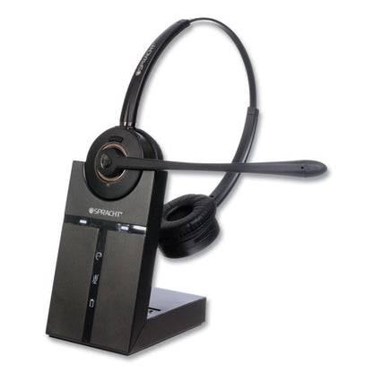 Zum Maestro Dect Binaural Over The Head Headset, Black