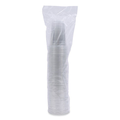 Clear Plastic Cold Cups, 16 Oz, Pet, 50 Cups/sleeve, 20 Sleeves/carton