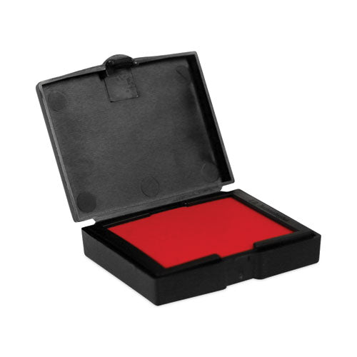 Inkless Fingerprint Pad, 2.25" X 1.75", Red