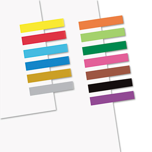 Removable/reusable Page Flags, 13 Assorted Colors, 240 Flags/pack