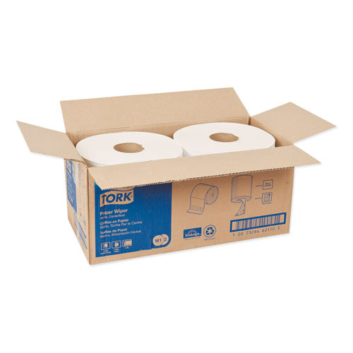 Paper Wiper, Centerfeed, 2-ply, 9 X 13, White, 800/roll, 2 Rolls/carton