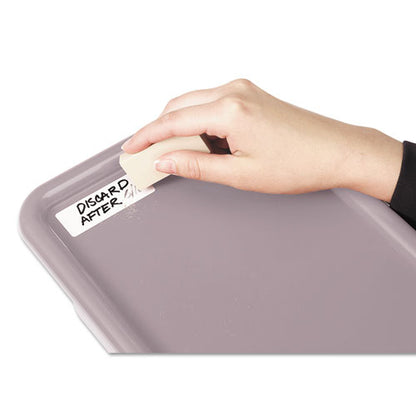 Erasable Id Labels, Inkjet/laser Printers, 0.88 X 2.88, White, 8/sheet, 10 Sheets/pack