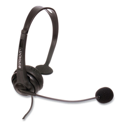 Zum Zum350m Monaural Over The Head Headset, Black