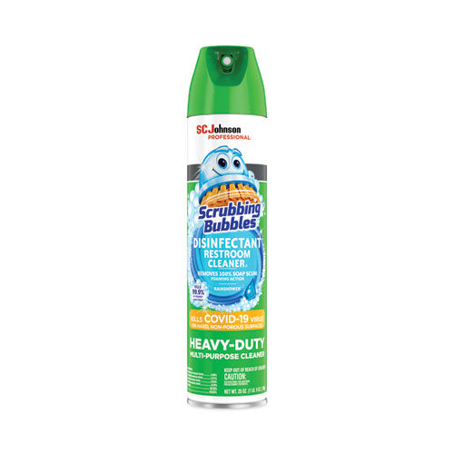 Disinfectant Restroom Cleaner Ii, Rain Shower Scent, 25 Oz Aerosol Spray