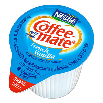 Liquid Coffee Creamer, French Vanilla, 0.38 Oz Mini Cups, 360 Cups/carton