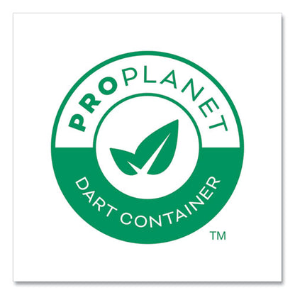 Compostable Paper Hot Cups, Proplanet Seal, 8 Oz, White/green, 1,000/carton