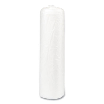 High-density Commercial Can Liners, 33 Gal, 17 Mic, 33" X 40", Clear, 25 Bags/roll, 10 Interleaved Rolls/carton