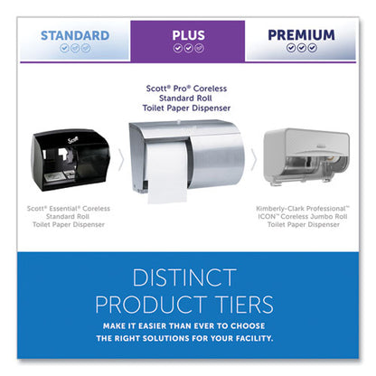 Pro Coreless Srb Tissue Dispenser, 10.13 X 6.4 X 7, Stainless Steel