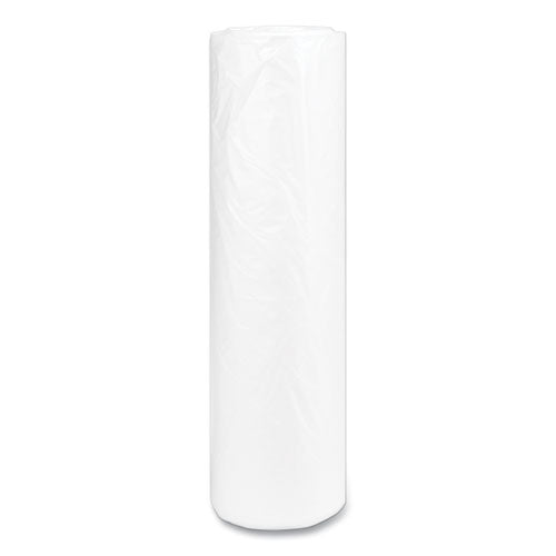 High-density Commercial Can Liners, 60 Gal, 14 Mic, 43" X 48", Natural, 25 Bags/roll, 8 Interleaved Rolls/carton