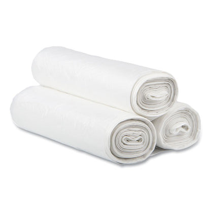 High-density Commercial Can Liners, 30 Gal, 16 Mic, 30" X 37", Clear, 25 Bags/roll, 20 Interleaved Rolls/carton