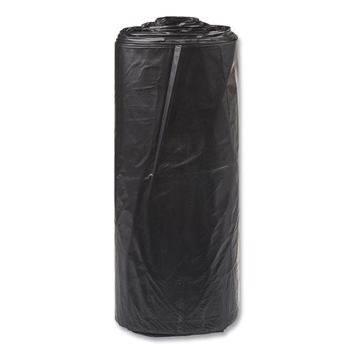 Recycled Low-density Commercial Can Liners, Coreless Interleaved Roll, 60 Gal, 1.5 Mil, 38" X 58", Black, 20/roll, 5 Rolls/ct