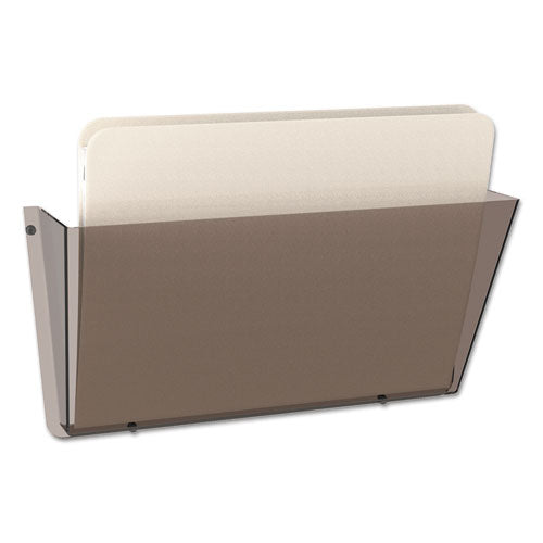 Unbreakable Docupocket Wall File, Letter Size, 14.5" X 3" X 6.5", Smoke