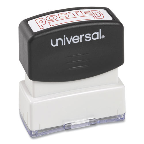 Message Stamp, Posted, Pre-inked One-color, Red