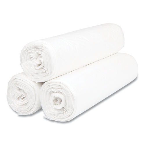 High-density Commercial Can Liners Value Pack, 30 Gal, 9 Mic, 30" X 36", Natural, 25 Bags/roll, 20 Interleaved Rolls/carton