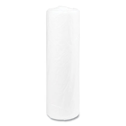 High-density Commercial Can Liners, 45 Gal, 14 Mic, 40" X 48", Clear, 25 Bags/roll, 10 Interleaved Rolls/carton