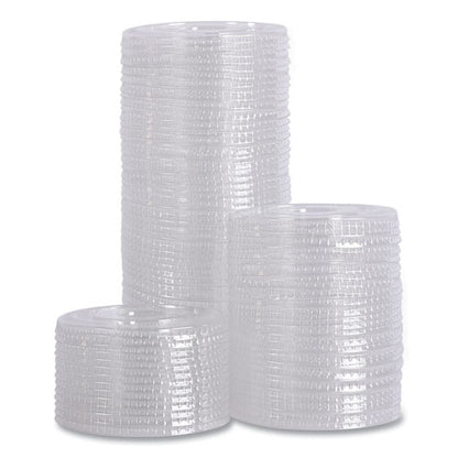 Pet Cold Cup Lids, Fits 12 Oz Squat And 14 To 24 Oz Plastic Cups, Clear, 100/sleeve, 10 Sleeves/carton