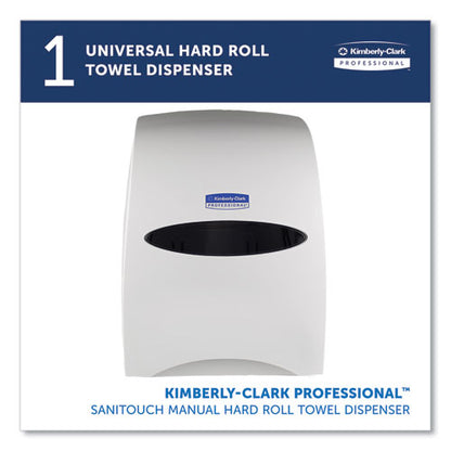 Sanitouch Hard Roll Towel Dispenser, 12.63 X 10.2 X 16.13, White