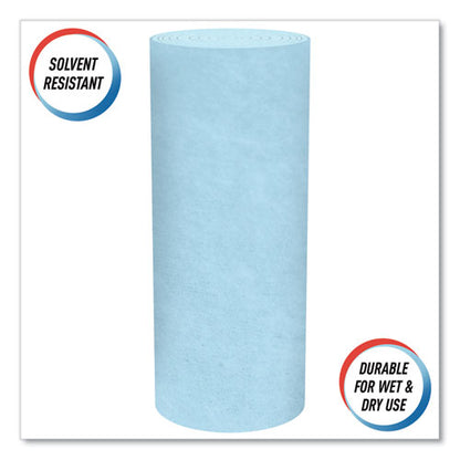 Pro Shop Towels, Heavy Duty, 1-ply, 10.4 X 11, Blue, 12 Rolls/carton