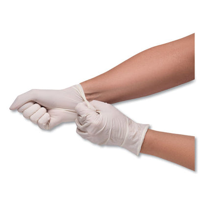 Stretch Vinyl Examination Gloves, Cream, Medium, 100/box, 10 Boxes/carton