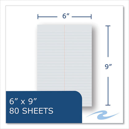 Enviroshades Steno Notepad, Gregg Rule, White Cover, 80 Gray 6 X 9 Sheets, 4/pack