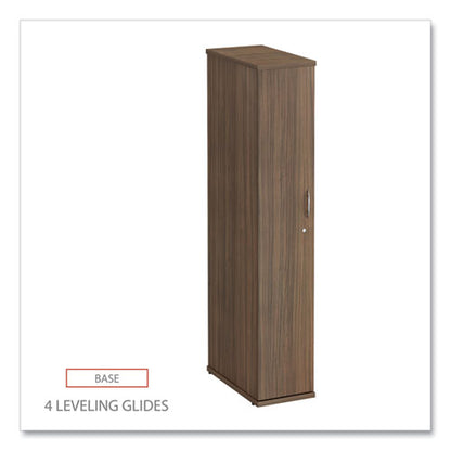 Alera Valencia Series Wardrobe, 11.88w X 22.78d X 65h, Modern Walnut