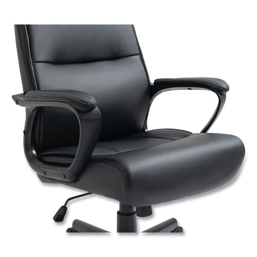 Alera Oxnam Series High-back Task Chair, Supports Up To 275 Lbs, 17.56" To 21.38" Seat Height, Black Seat/back, Black Base