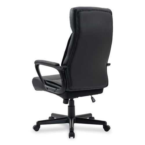 Alera Oxnam Series High-back Task Chair, Supports Up To 275 Lbs, 17.56" To 21.38" Seat Height, Black Seat/back, Black Base