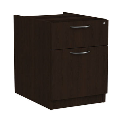 Alera Valencia Series Hanging Pedestal File, Left/right, 2-drawers: Box/file, Legal/letter, Espresso, 15.63" X 20.5" X 19.25"