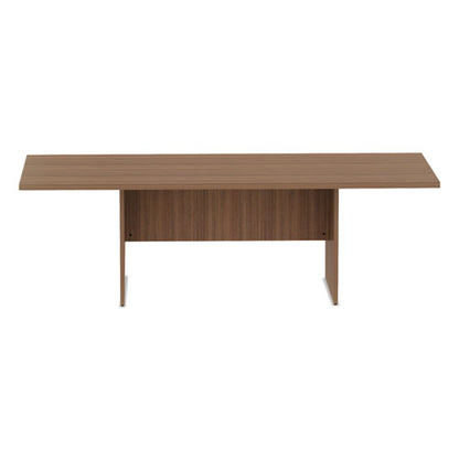 Alera Valencia Series Conference Table, Rectangular, 94.5w X 41.38d X 29.5h, Modern Walnut