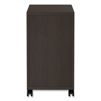 Alera Valencia Series Mobile Pedestal, Left Or Right, 2 Legal/letter-size File Drawers, Espresso, 15.38" X 20" X 26.63"