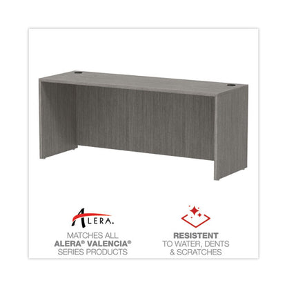 Alera Valencia Series Credenza Shell, 70.88w X 23.63d X 29.5h, Gray