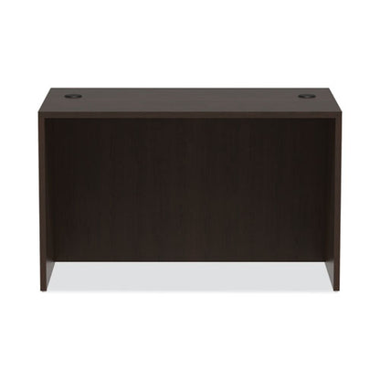 Alera Valencia Series Straight Front Desk Shell, 47.25" X 29.5" X 29.63", Espresso