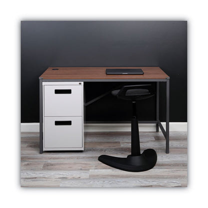 File Pedestal, Left Or Right, 2 Legal/letter-size File Drawers, Light Gray, 14.96" X 19.29" X 27.75"