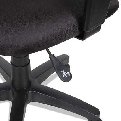 Alera Essentia Series Swivel Task Chair With Adjustable Arms, Supports Up To 275 Lb, 17.71" To 22.44" Seat Height, Black