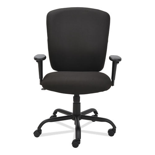 Alera Mota Series Big And Tall Chair, Supports Up To 450 Lb, 19.68" To 23.22" Seat Height, Black