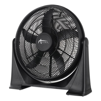 20" Super-circulator 3-speed Tilt Fan, Plastic, Black