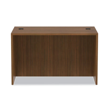 Alera Valencia Series Straight Front Desk Shell, 47.25" X 29.5" X 29.63", Modern Walnut