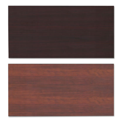 Reversible Laminate Table Top, Rectangular, 59.38w X 29.5,medium Cherry/mahogany