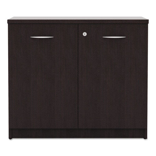 Alera Valencia Series Storage Cabinet, 34.13w X 22.78d X 29.5h, Espresso