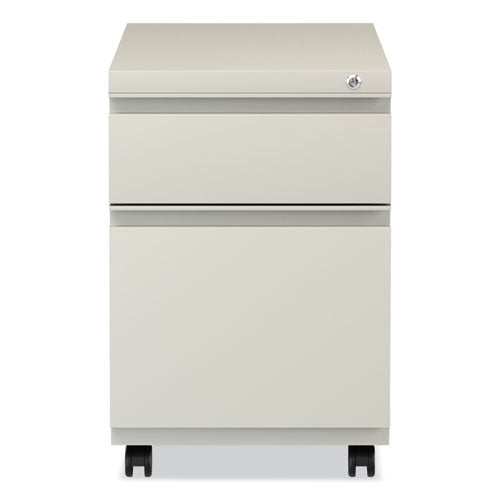 File Pedestal With Full-length Pull, Left Or Right, 2-drawers: Box/file, Legal/letter, Putty, 14.96" X 19.29" X 21.65"