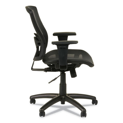 Alera Etros Series Suspension Mesh Mid-back Synchro Tilt Chair, Supports Up To 275 Lb, 15.74" To 19.68" Seat Height, Black