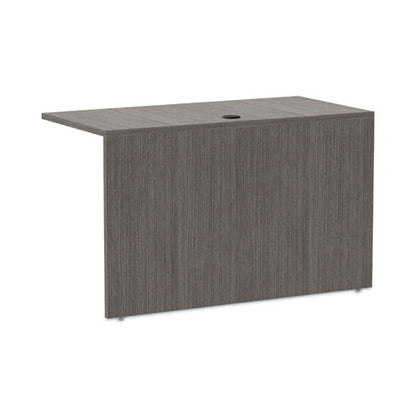 Alera Valencia Series Reversible Return/bridge Shell, 47.25w X 23.63d X 29.5h, Gray