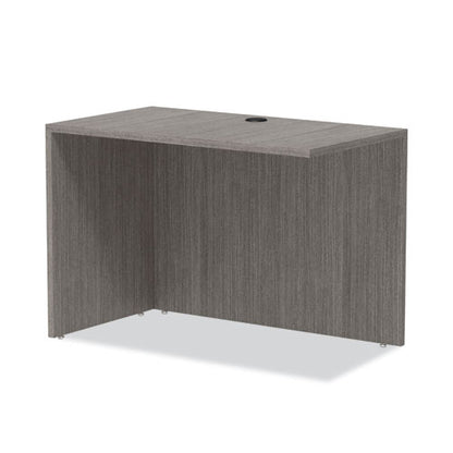 Alera Valencia Series Reversible Return/bridge Shell, 42w X 23.63d X 29.5h, Gray