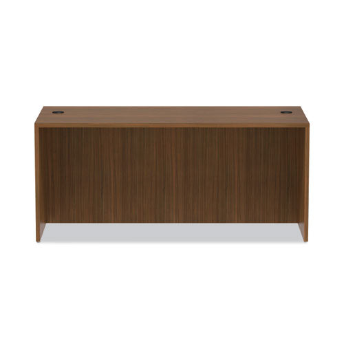 Alera Valencia Series Straight Front Desk Shell, 65" X 29.5" X 29.63", Modern Walnut